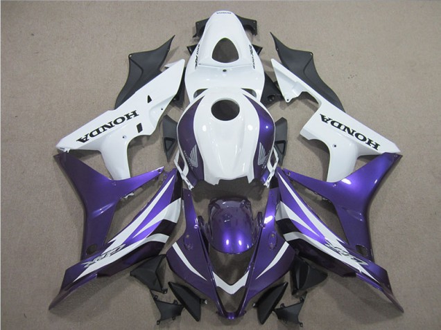 Honda CBR 600 RR 2007-2008 Verkleidungen - Lila Weiß