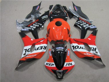 Honda CBR 600 RR 2007-2008 Verkleidungen - Orange Schwarz Repsol
