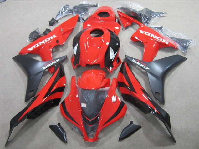 Honda CBR 600 RR 2007-2008 Verkleidungen & Plastik - Schwarz Rot