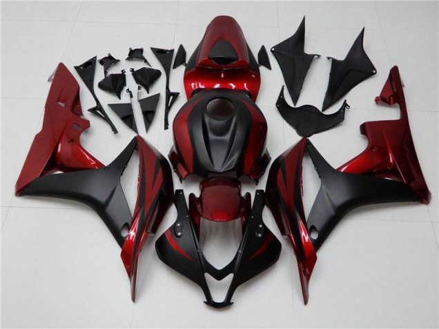 Honda CBR 600 RR 2007-2008 Verkleidungen - Rot Schwarz