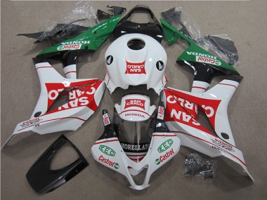 Honda CBR 600 RR 2007-2008 Verkleidungen - Rot Weiß San Carlo