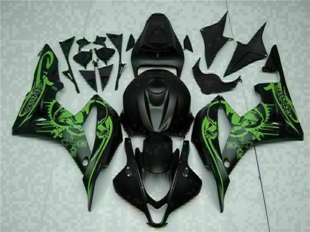 Honda CBR 600 RR 2007-2008 Verkleidungen - Schwarz Grün