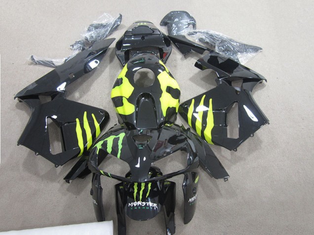 Honda CBR 600 RR 2007-2008 Verkleidungen - Schwarz MonsterGrün
