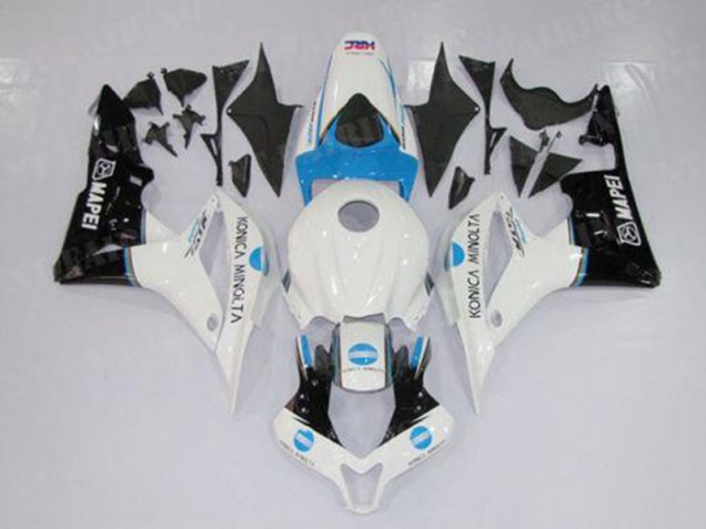 Honda CBR 600 RR 2007-2008 Verkleidungen - Weiß Blau Schwarz