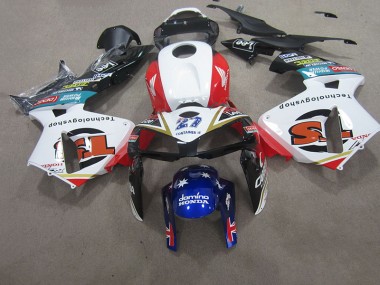 Honda CBR 600 RR 2007-2008 Verkleidungen - Weiß Rot Blau