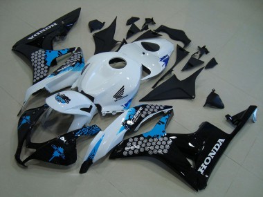 Honda CBR 600 RR 2007-2008 Verkleidungen - Weiß Schwarz Blau