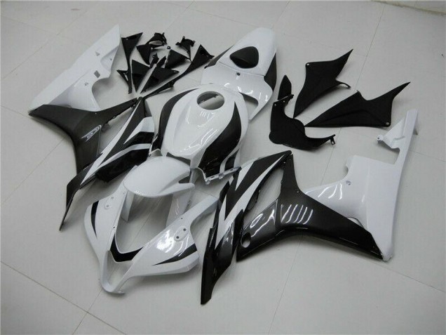 Honda CBR 600 RR 2007-2008 Verkleidungen - Weiß Schwarz