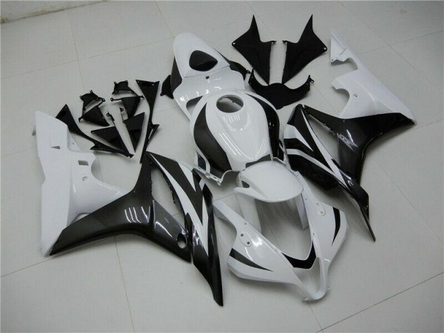 Honda CBR 600 RR 2007-2008 Verkleidungen - Weiß Schwarz