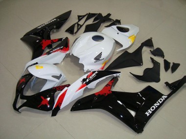 Honda CBR 600 RR 2007-2008 Verkleidungen - Weiß Schwarz Rot