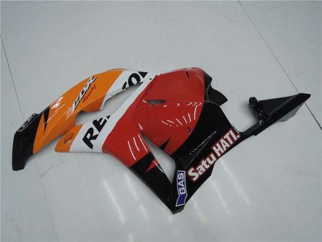 Honda CBR 600 RR 2009-2012 Verkleidungen - Orange Rot Schwarz Repsol