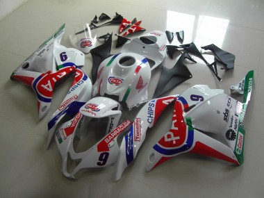 Honda CBR 600 RR 2009-2012 Verkleidungen - Rot Weiß Pata