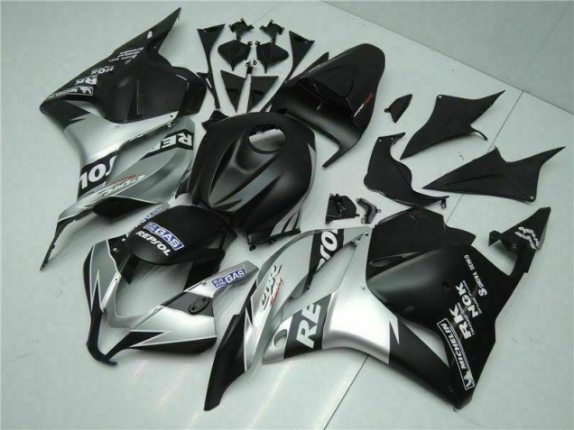 Honda CBR 600 RR 2009-2012 Verkleidungen - Schwarz Silber Repsol
