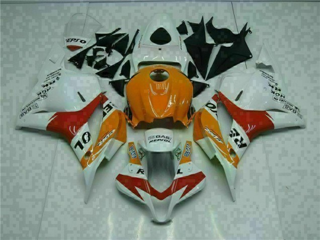 Honda CBR 600 RR 2009-2012 Verkleidungen - Weiß Orange Repsol
