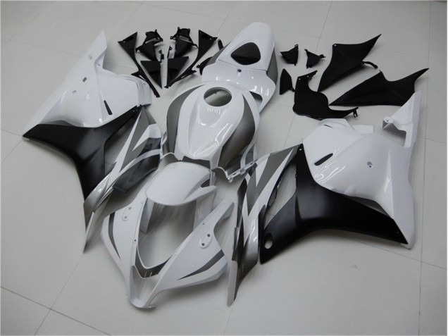 Honda CBR 600 RR 2009-2012 Verkleidungen - Weiß Silber Schwarz