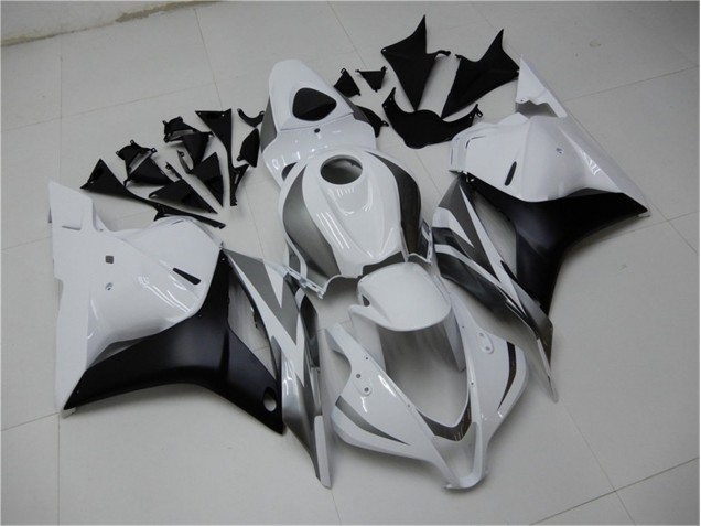 Honda CBR 600 RR 2009-2012 Verkleidungen - Weiß Silber Schwarz