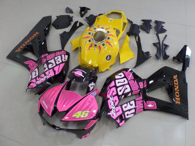 Honda CBR 600 RR 2013-2021 Verkleidungen - Gelb Rosa Rossi