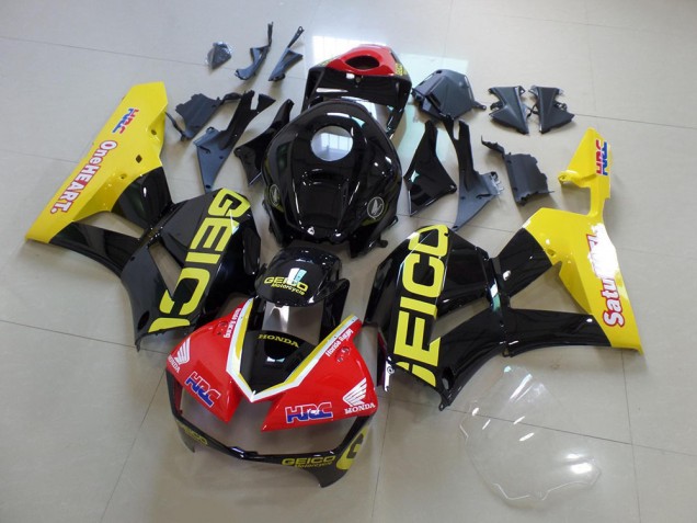 Honda CBR 600 RR 2013-2021 Verkleidungen - Gelb Schwarz Geico Honda CBR 600 RR 2013-2021 Verkleidungen - Gelb Schwarz Geico