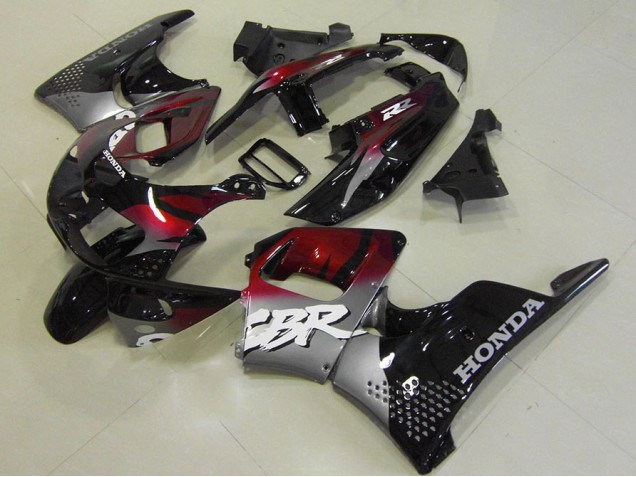 Honda CBR 900 RR 893 1996-1997 Verkleidungen - Rot Schwarz Silber