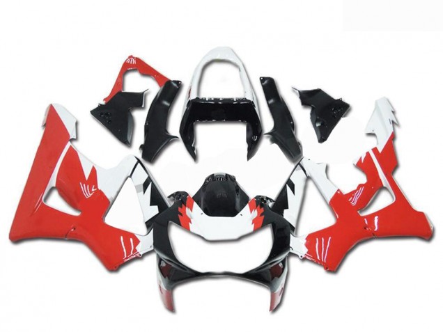 Honda CBR 900 RR 929RR 2000-2001 Verkleidungen - Schwarz Weiß Rot