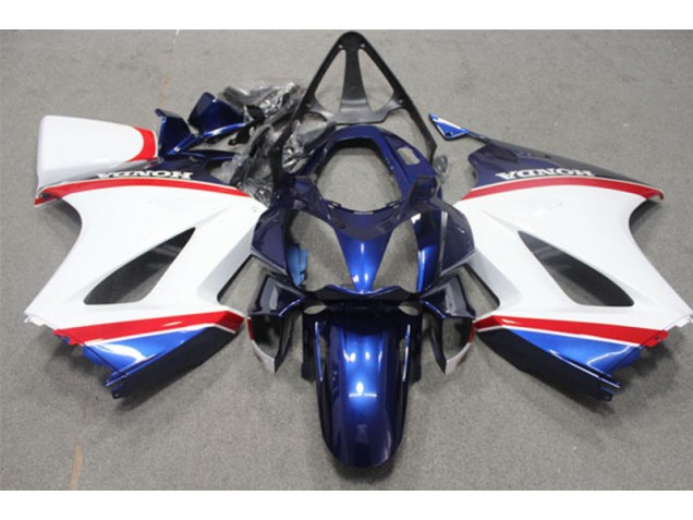 Honda VFR 800 2002-2013 Verkleidungen - Blau Weiß