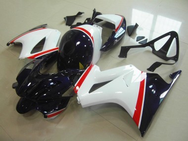 Honda VFR 800 2002-2013 Verkleidungen - Weiß Dunkel Blau