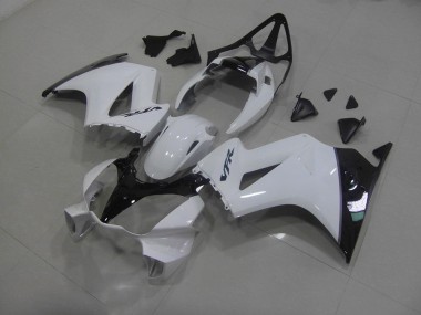 Honda VFR 800 2002-2013 Verkleidungen - Weiß Schwarz