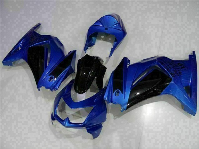 Kawasaki EX250 2008-2012 Verkleidungen - Blau Schwarz Kawasaki EX250 2008-2012 Verkleidungen - Blau Schwarz