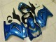 Kawasaki EX250 2008-2012 Verkleidungen - Blau Schwarz Weiß Ninja Kawasaki EX250 2008-2012 Verkleidungen - Blau Schwarz Weiß Ninja