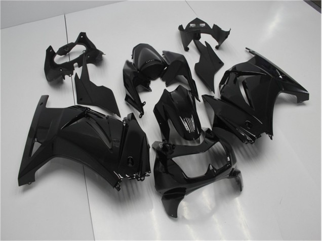 Kawasaki EX250 2008-2012 Verkleidungen - Glänzend Schwarz
