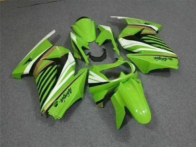 Kawasaki EX250 2008-2012 Verkleidungen - Grün Weiß Schwarz Ninja Kawasaki EX250 2008-2012 Verkleidungen - Grün Weiß Schwarz Ninja