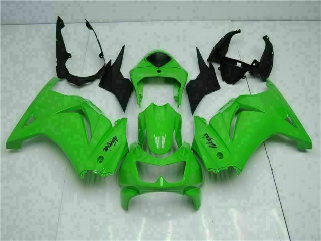 Kawasaki EX250 2008-2012 Verkleidungen Komplett Sets - Grün Schwarzer Ninja