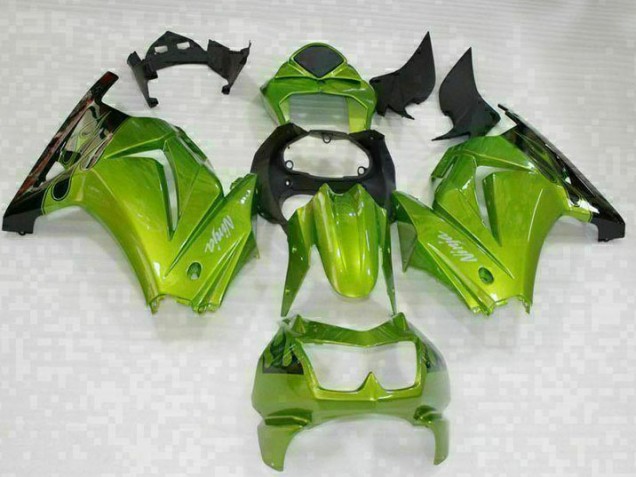 Kawasaki EX250 2008-2012 Verkleidungen & Plastik - Grün Schwarz