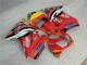 Kawasaki EX250 2008-2012 Verkleidungen - Rot Gelb
