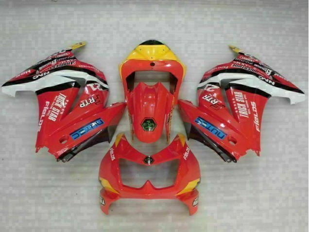 Kawasaki EX250 2008-2012 Verkleidungen - Rot Gelb