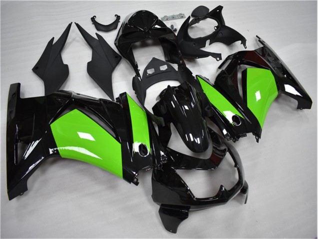 Kawasaki EX250 2008-2012 Verkleidungen - Schwarz Grün Kawasaki EX250 2008-2012 Verkleidungen - Schwarz Grün