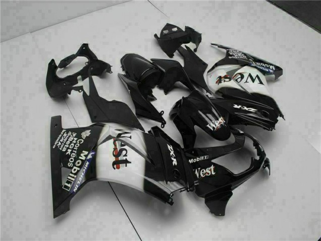 Kawasaki EX250 2008-2012 Verkleidungen - Schwarz West