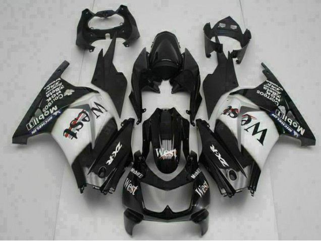 Kawasaki EX250 2008-2012 Verkleidungen - Schwarz West