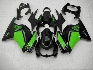 Kawasaki EX250 2008-2012 Verkleidungen - Schwarzer Grün Ninja