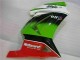 Kawasaki EX250 2008-2012 Verkleidungen - Weiß Grün Schwarz Ninja