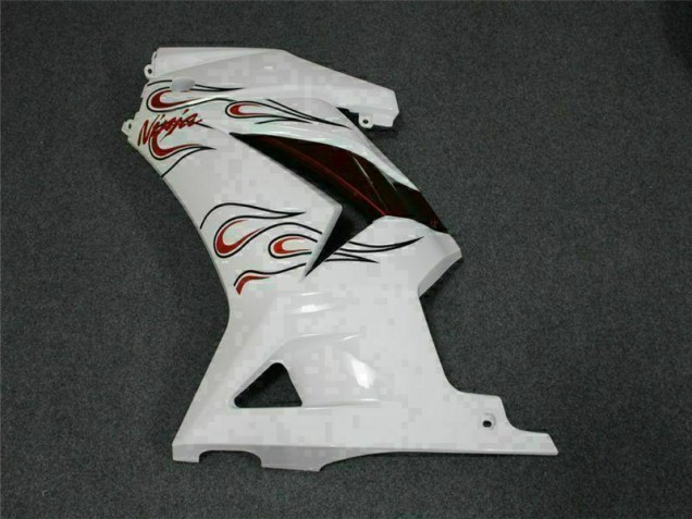 Kawasaki EX250 2008-2012 Verkleidungen - Weiß Rot Kawasaki EX250 2008-2012 Verkleidungen - Weiß Rot