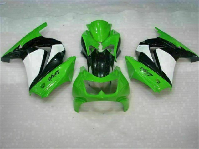 Kawasaki EX250 2008-2012 VollVerkleidungen & Plastik - Grün Schwarzer Ninja Kawasaki EX250 2008-2012 VollVerkleidungen & Plastik - Grün Schwarzer Ninja