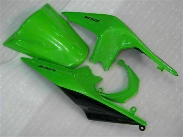 Kawasaki EX250 2008-2012 Vollverkleidung - Grün Schwarzer Ninja