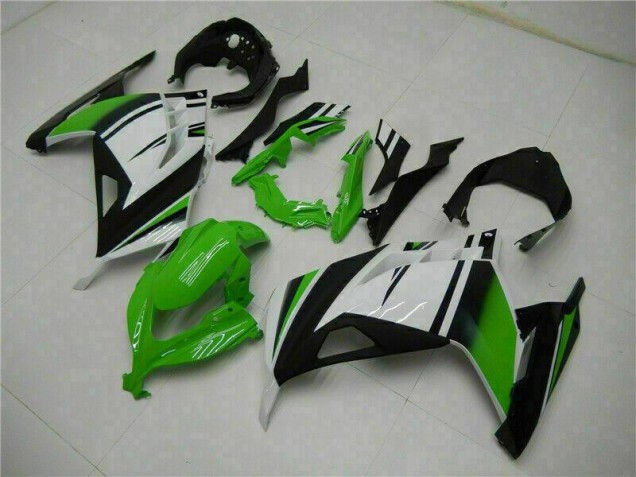 Kawasaki EX300 2013-2016 Verkleidungen - Grün Schwarz Silber