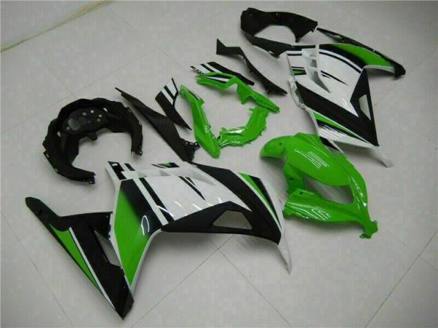 Kawasaki EX300 2013-2016 Verkleidungen - Grün Schwarz Silber