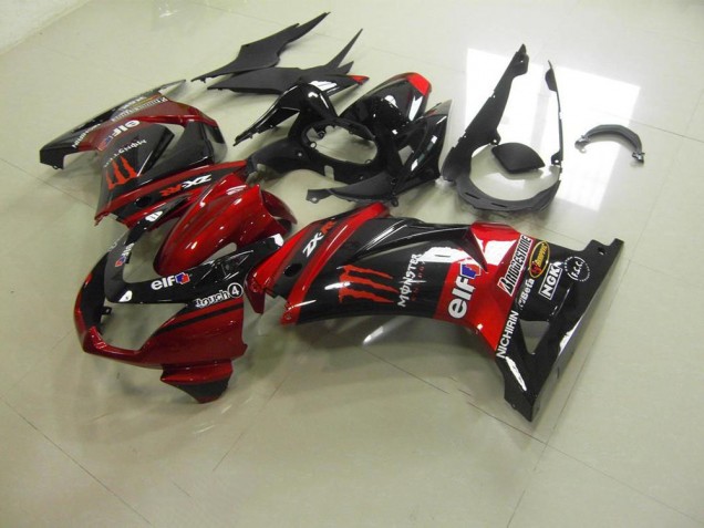 Kawasaki ZX 250R 2008-2012 Verkleidungen - Candy Rot Monster