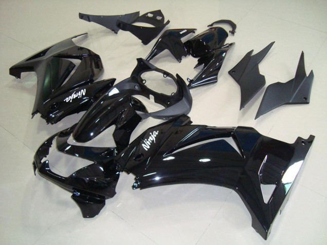 Kawasaki ZX 250R 2008-2012 Verkleidungen - Glänzend Schwarz