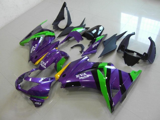Kawasaki ZX 250R 2008-2012 Verkleidungen - Lila EVA Rennen