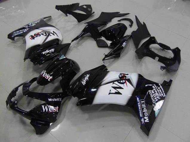 Kawasaki ZX 250R 2008-2012 Verkleidungen - Schwarz West