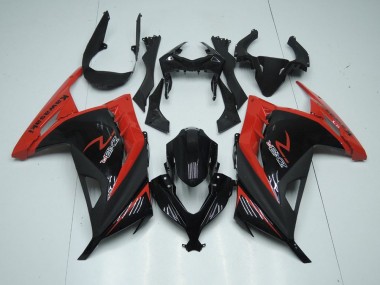 Kawasaki ZX 300R 2013-2016 Verkleidung - Rot Schwarz