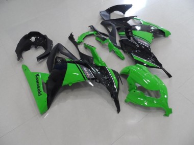 Kawasaki ZX 300R 2013-2016 Verkleidung - Schwarz Grün